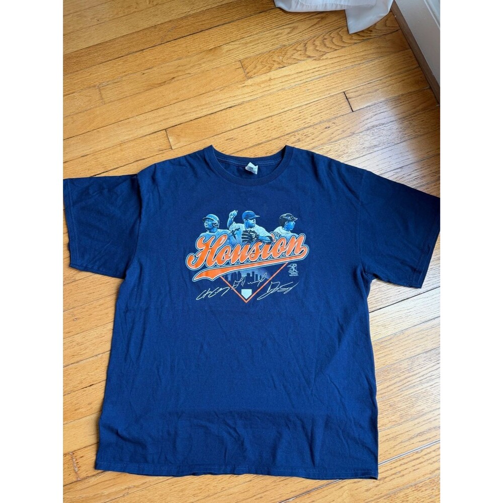 Houston Astros MLB Delta Pro Weight Team T- Shirt - Size XL